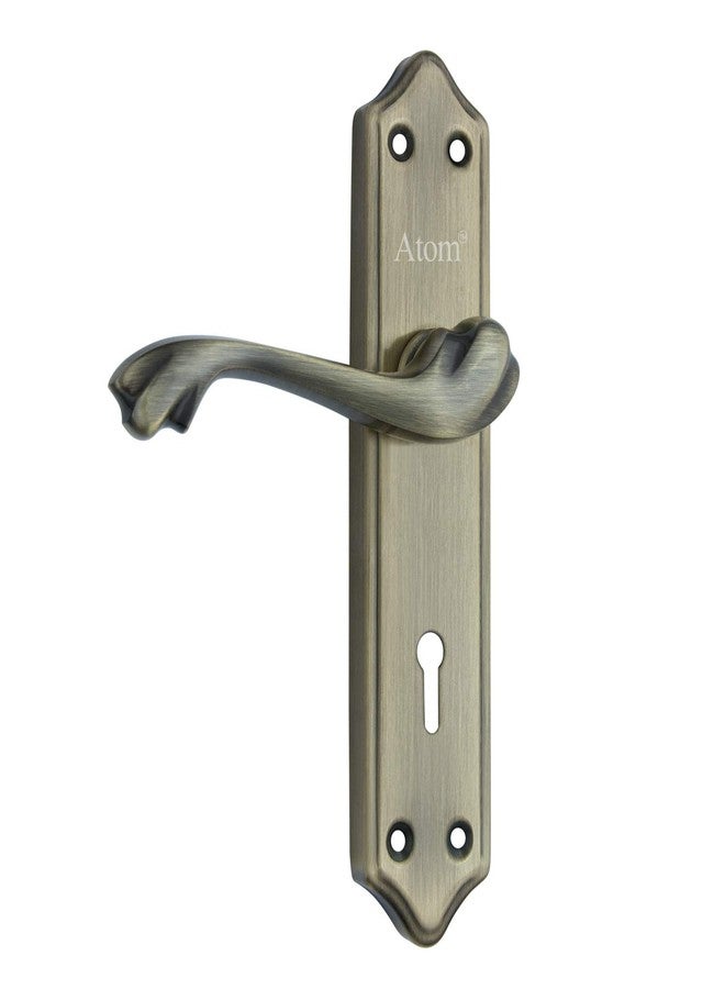 أتوم قفل باب نقر شديد التحمل من Atom لغرفة النوم، غرفة المعيشة، الباب الرئيسي، تشطيب نحاسي عتيق | 3 مفاتيح | طقم قفل مزدوج المراحل بستة أذرع للمنزل والفندق والمكتب (PLUTOKY) - Image 4